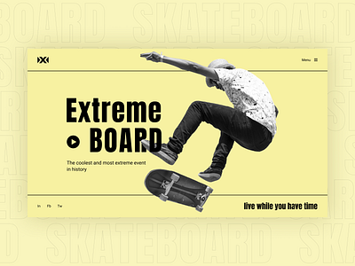 Extreme Board // Web Concept