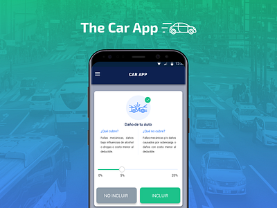 Insurance car app android app icon ux