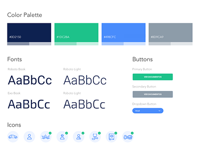 UI Styleguide example android icon uidesign