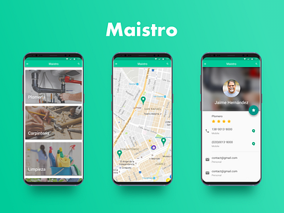 Maistro app mockup proposal android app uidesign ux