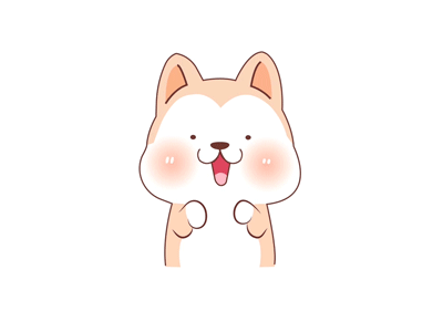 Happy Shiba animation illustration motion graphic