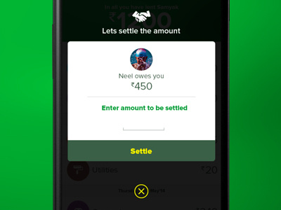 Grinback App app finance green