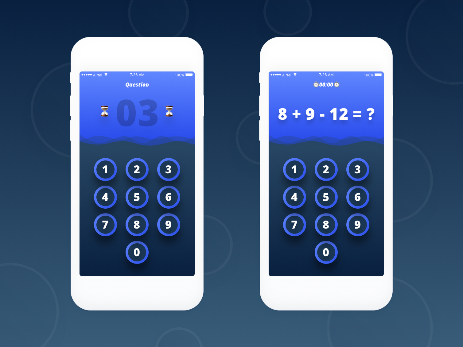 Math based mobile game/app by Ambar Bhusari on Dribbble