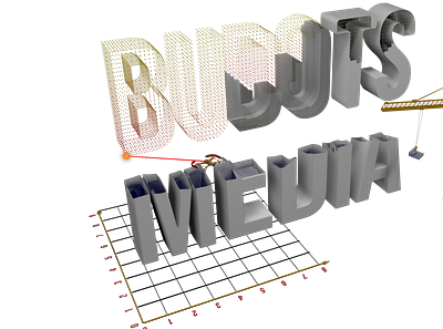 Budots Media Logo - Laser Scanning services graphic logo philippines pointcloud