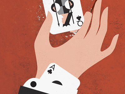 Ace Up The Sleeve ace adobe black jack cards illustrator photoshop playing cards poker queen texture vegas
