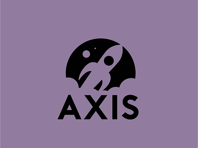 Axis Logo adobe art challenge design illustrator logo rocket space