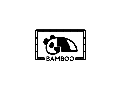 Bamboo Logo adobe art bamboo bear chinese design icon illustration illustrator logo panda photoshop