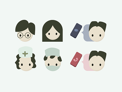 Avatars for the healthcare experience journey map