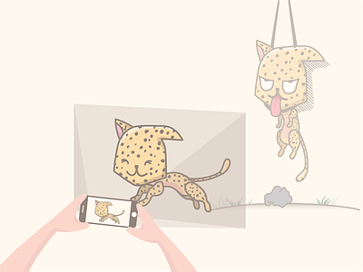 AR Cheetah ar augmented reality illustration virtual vr