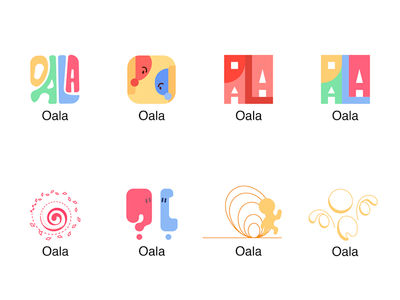 Logo Ideas for Oala app emotion energy icon logo social spirit