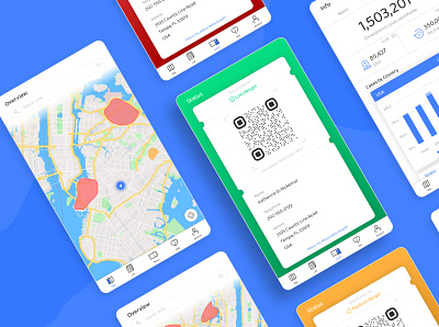 🦠 Corona Healthcare App - Overview v1.0 🧪 account app bluetooth corona coronavirus covid19 gps healthcare info map medical mobile news overview status ticket virus