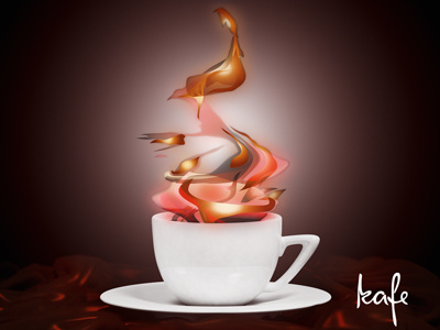 Kafé Aroma abstract aroma coffee flame