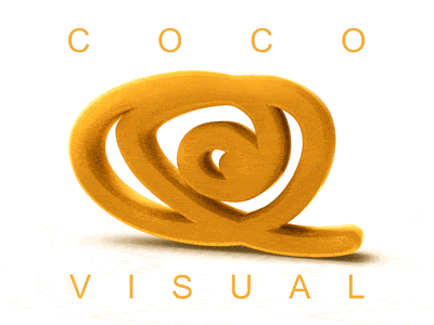 Coco Visual Logo 3d animated logo