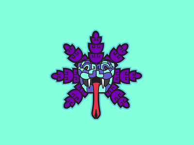 BESTIAL BRANDING QUETZALCOATL animal aztec badge bestial mayan mexico print quetzalcoatl snake logo snakes