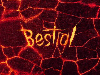 Bestial Typography advertising branding creative dragon editing effect fire integrated retouch texture typography volcano