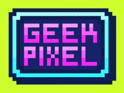 Pixel Geek 8bit brand brand and identity logo pixel