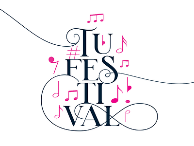 "Your festival" bestial branding festival poster music orchestra typogaphy