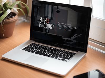 Web Development - HighQ Product clean coming soon landing landing page minimalistic product page service user interface video visual design website