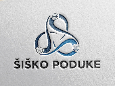 Logo Design - Šiško Poduke brand branding creative design educational graphic design illustrator logo logo design modern school logo typography vector