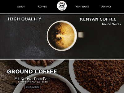 Mt Kenya Teco coffee colorado ecommence loveland web design web design agency web design company web development web development agency