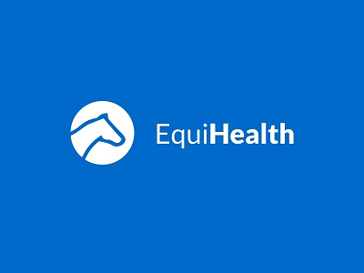 Logo Equihealth budget concept equihealth horse horses logo