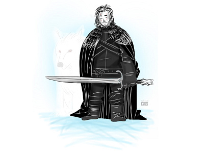 You Know Nothing Jon Snow fanart illustration sketch