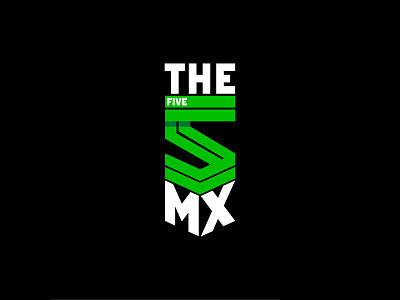THE FIVE MX branding design logo
