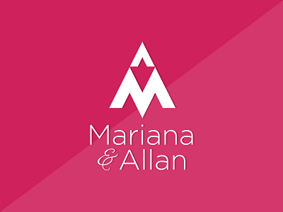 Mariana y Allan design event logo