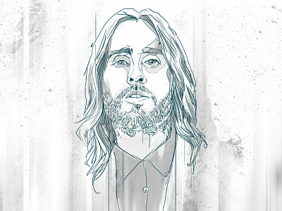 Jared Leto / 30 Seconds to Mars editoral illustration people