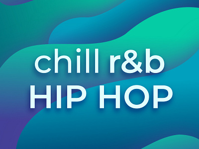 Spotify Playlist Cover: Chill R&B Hip Hop graphic design playlist spotify