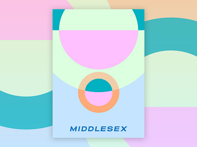 Middlesex Poster geometric graphic design middlesex poster