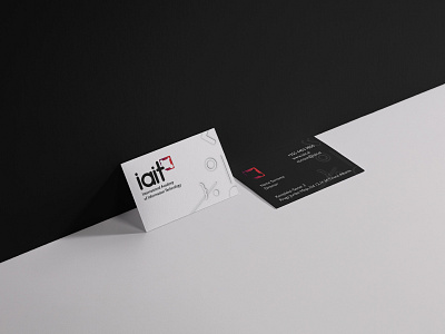 Business Card - IAIT branding businesscard card design icon illustration logo tech company tech logo