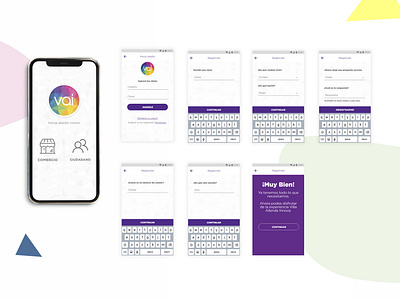 Vai app appdesign design perfil ui