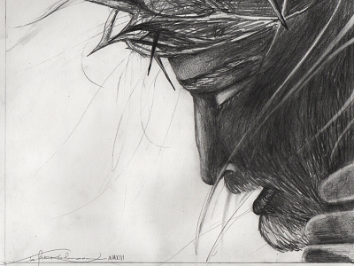 Jesus art drawing fine fine art jesus