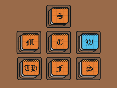Weekday Icons