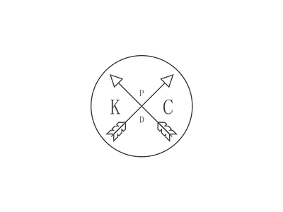 Kristin Carroll Photography & Design arrow branding design kristin carroll logo mark monogram photography side plot side plot creative