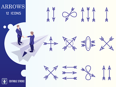 Bleu : Arrows And Navigation IconSet