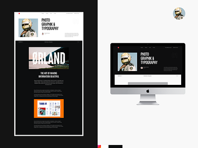 Lancelot® clean dark minimal typography ui uiux ux web design webdesign website