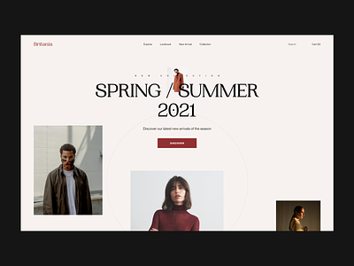 Britania Fashion Website Design