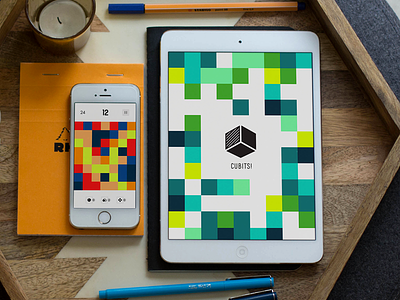 Cubits! game ios iphone app minimalist