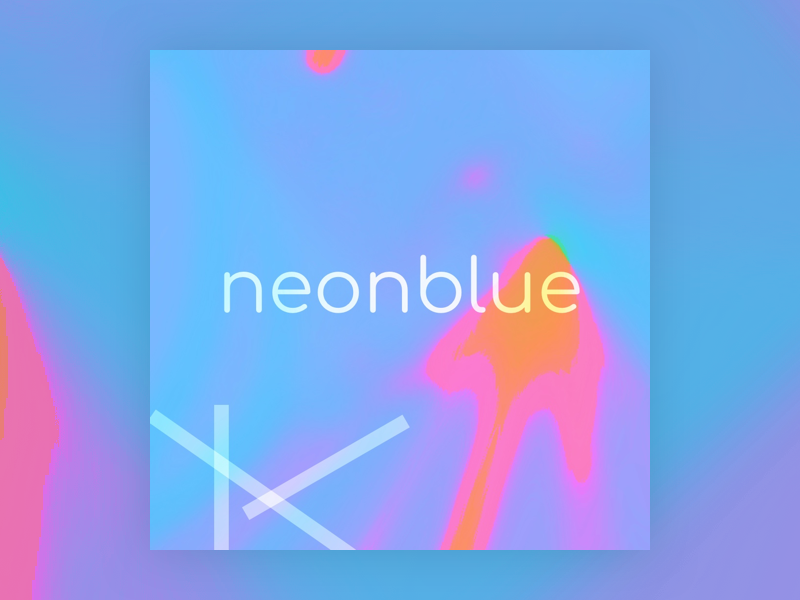 neon blue by Dave Keller on Dribbble