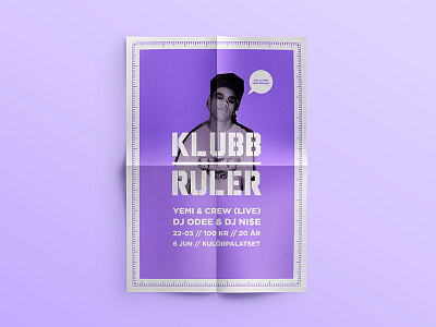 Klubb Ruler - posters