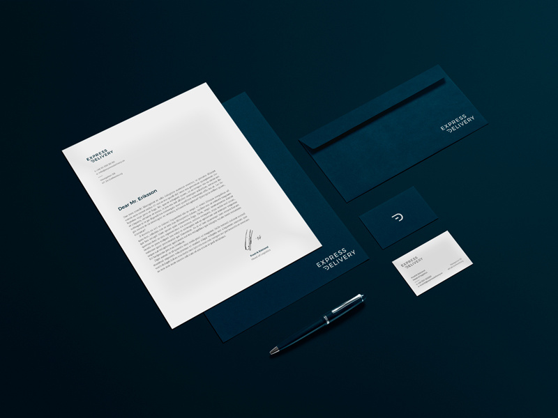 Express Delivery - stationery by Olle Dahl on Dribbble