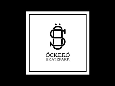 Logo - Öckerö Skatepark III black logo logotype monogram skate skateboard