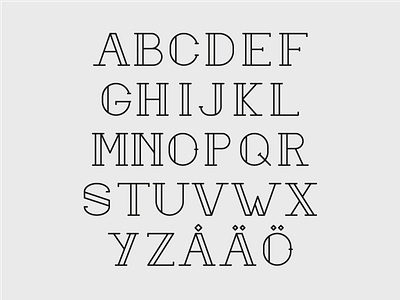 Typeface WIP