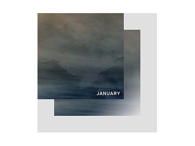 Calendar project - January (WIP) abstract blue calendar dark january sky