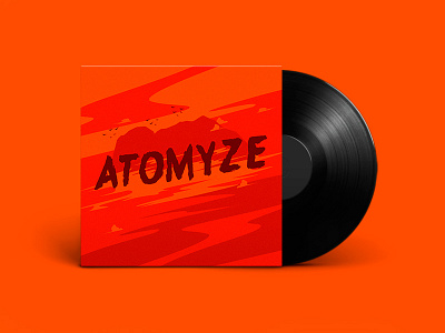 Atomyze cover! atomyze cd colour concept cover font illustrated mockup music vinyl