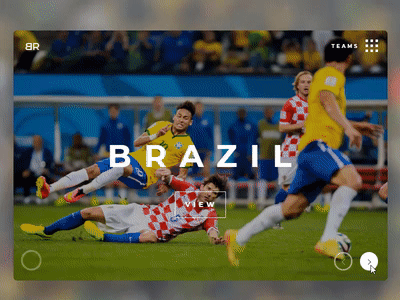 World Cup UI animation concept gif interactive motion ux web web design website world cup ui