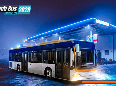 Coach Bus Simulator 2020 app art design game art game ui graphic design icon illustration ui ux