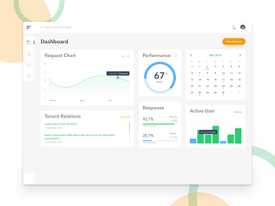 Tenant Management Dashboard dashboad dashboard ui design ui ui design ux ux design